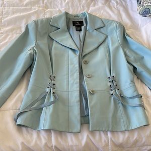 Doncaster DD Collection vintage luxury soft leather jacket , size 2